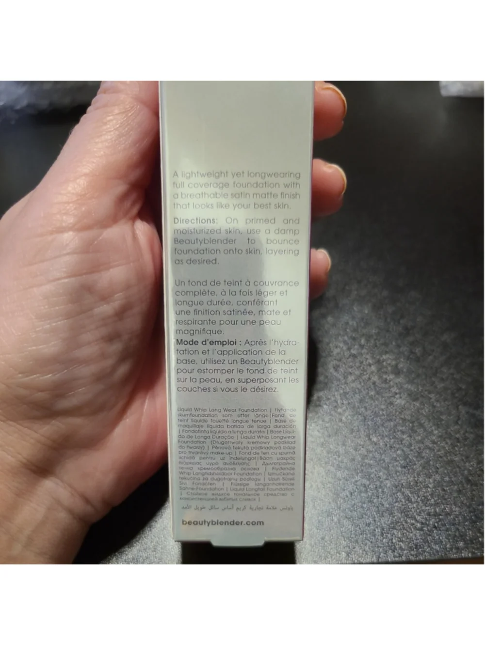 Beauty Blender Bounce Foundation —1.60W Light Peach— 1 fl oz New in Box